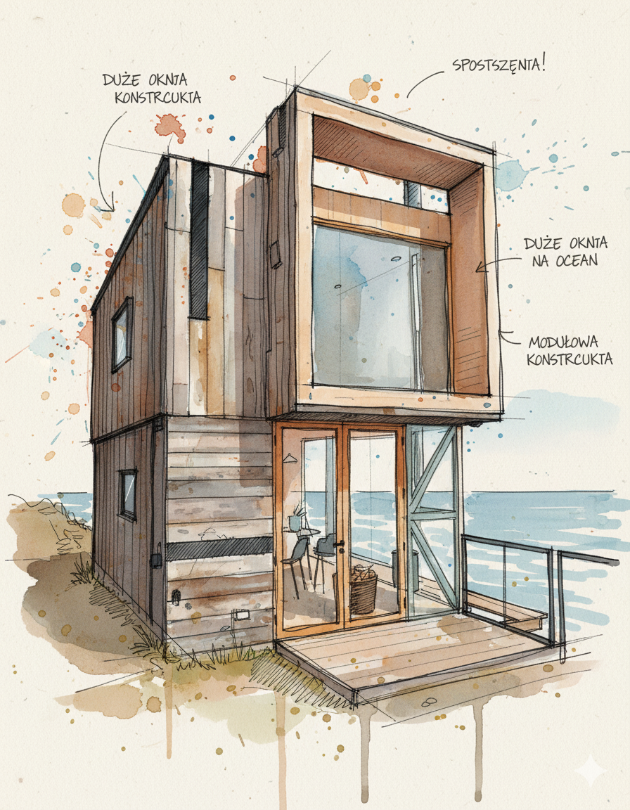 Sketch 01 · Modular Cabin